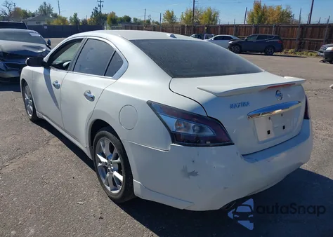 2012 Nissan Maxima S/Sv из США, поврежденный, VIN 1N4AA5AP2CC802732